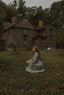 Alcott Dress in Moss Linen