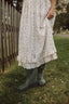The Lauretta Dress in Blushing Vine