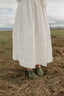 The Florence Skirt in Pure White-Preorder