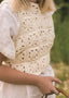 The Greta Vest in Bisque