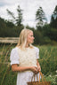 The Greta Vest in Bisque