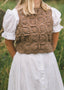 The Greta Vest in Fawn