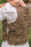 The Greta Vest in Fawn