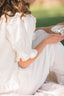 The Emmé Pajama Set in Antique White