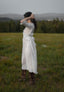 Eleanor Dress in Pure Milk White