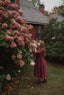 Alcott Dress in Cranberry Linen