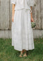 The Florence Skirt in Pure White-Preorder