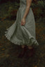 Lauretta Dress in Moss Linen