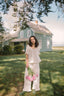 The Emmé Pajama Set in Antique White