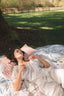 The Emmé Pajama Set in Antique White