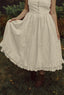 SAMPLE Lauretta Dress in Meringue Linen