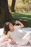 The Emmé Pajama Set in Antique White