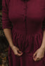 Alcott Dress in Cranberry Linen