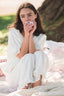 The Emmé Pajama Set in Antique White