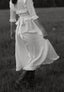 Eleanor Dress in Pure Milk White