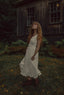 SAMPLE Lauretta Dress in Meringue Linen