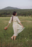 Eleanor Dress in Pearly Everlasting