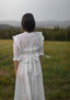 Eleanor Dress in Pure Milk White
