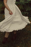 SAMPLE Lauretta Dress in Meringue Linen