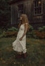 SAMPLE Lauretta Dress in Meringue Linen