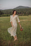 Eleanor Dress in Pearly Everlasting