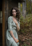 Alcott Dress in Moss Linen