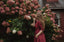 Alcott Dress in Cranberry Linen