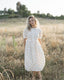 Rosebud Dress in Organic Pink Rosebud Cotton