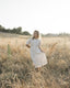 Rosebud Dress in Organic Pink Rosebud Cotton