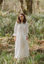 The Abilene Nightgown in Antique White-Preorder