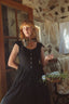 Lauretta Dress in Organic Ebony Linen