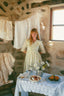 Eleanor Dress in Pearly Everlasting