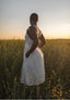 Judith Dress in Seashell Linen