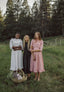 Hattie Dress in Clay Linen