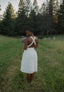 Judith Dress in Seashell Linen