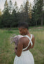Judith Dress in Seashell Linen