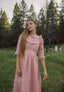 Hattie Dress in Clay Linen