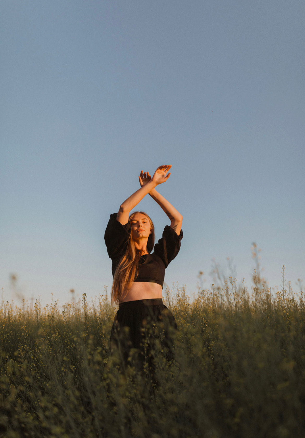 Ella Blouse in Ebony Linen-BLOUSE ONLY – Shop Wilder Collective