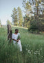 Clara Dress in Seashell Linen