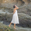 Judith Dress in Seashell Linen